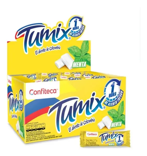 CHICLE TUMIX TRADICIONAL, DISPLAY X 100 UND