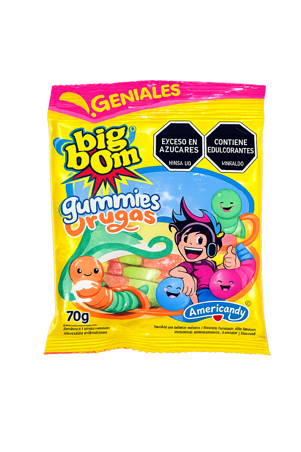 BIGBOM GOMITAS SURTIDAS 70 G