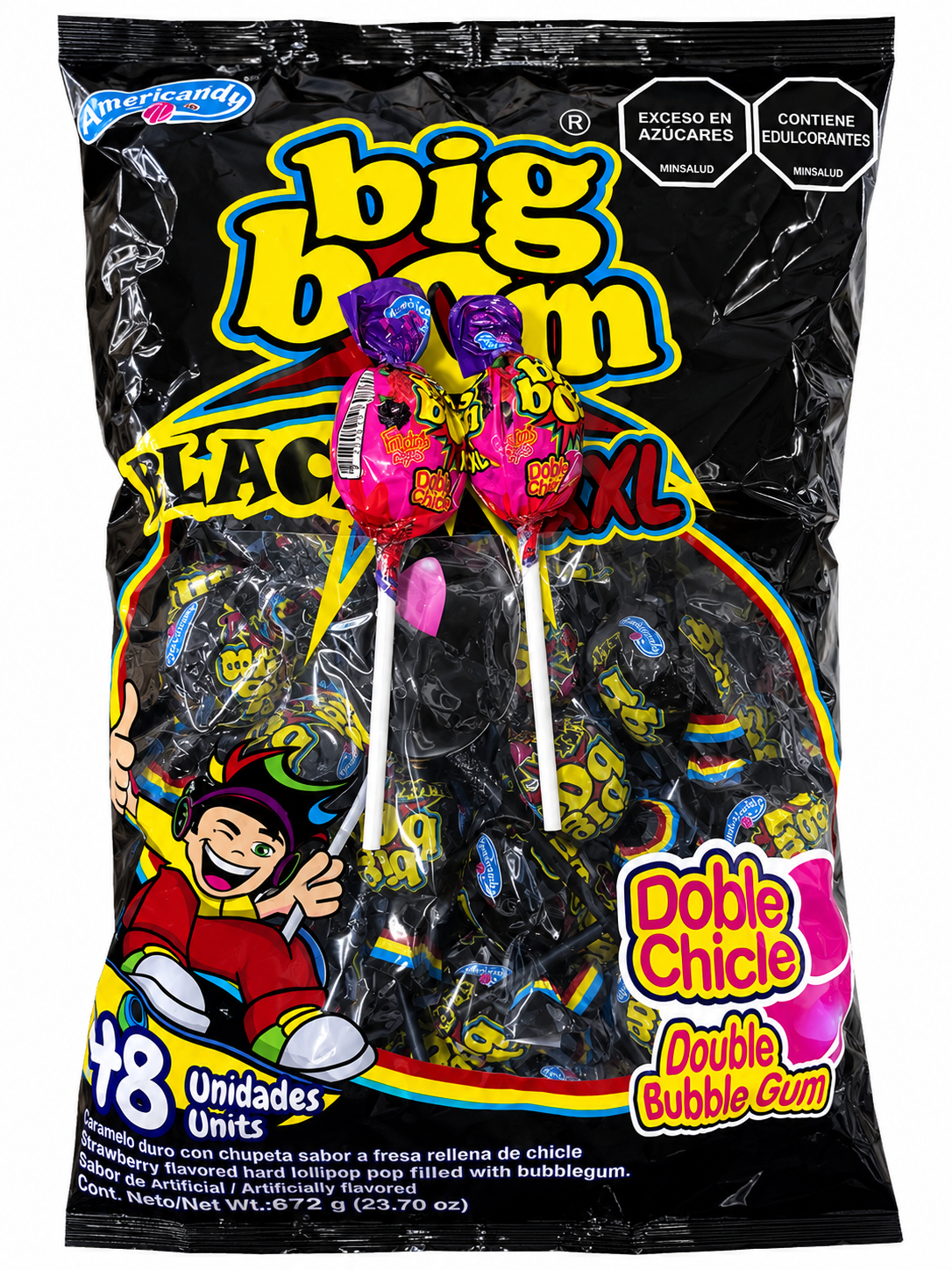 PROMOCIÓN DE BIGBOM XXL BLACK Bolsa x 48 und